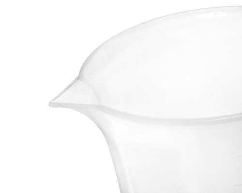 Plastic Pitcher, 2000mL (2L) - Molded Graduations - Chemical Resistant & Autoclavable Polypropylene - Measuring Jug - view 3
