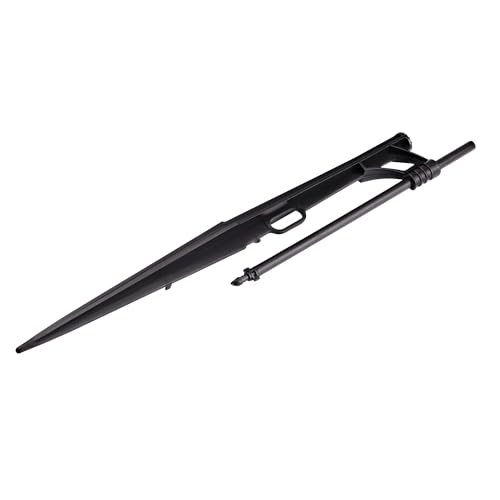 384R0UB 13-Inch Sprinkler Stake with 8-Inch Adjustable Riser for Drip Irrigation Supply Tubing and Drip Systems, Plastic, Black