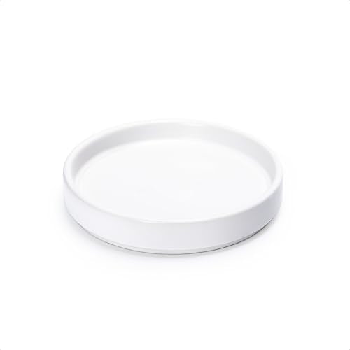 Ceramic Plant Saucer/Drainage Tray, 11.8 in, White, 97-T-A-6 - view 8