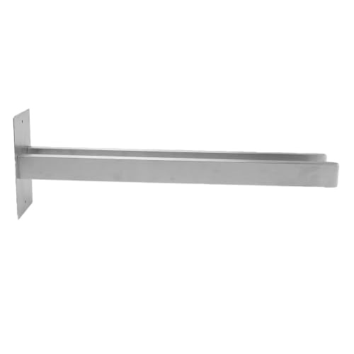 Other Gardening Supplies Rack Stainless Steel Garage Tool Organizer Shelf Brackets High Load Bearing Large Capacity Broom Mop Hanger Wall Hook for Home 15.75x2.76x5.12in 2 Pcs (Silver) - view 7