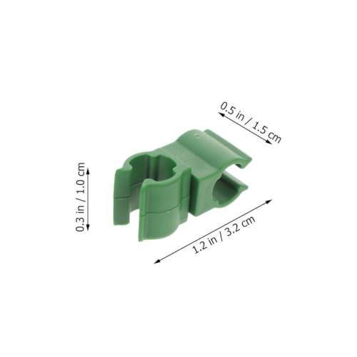 40pcs Green Plastic Trellis Connectors for Tomato Plants and Stakes - view 2