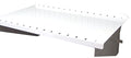 Shelf 9in Deep Pegboard Shelf Assembly Pegboard and Slotted Tool Board - White