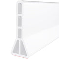 3"H Shower Threshold Water Dam, Shower Water Guard (59 inch, White)