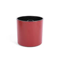8 inch Self Watering Plant Pot for Indoor Plants, African Violets, Succulents, The Aqua Core Collection (Ruby Red)