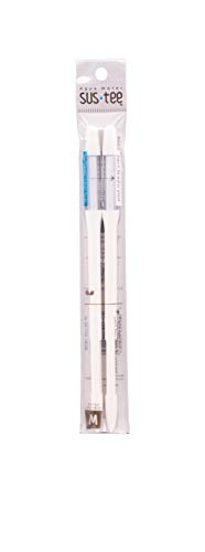 Aquameter (Medium White Refillable - Bundle of 2) - House Plant Soil Moisture Meter, Humidity Sensor Probe, Water Level Indicator - Best for Indoor Potted Plants - view 2