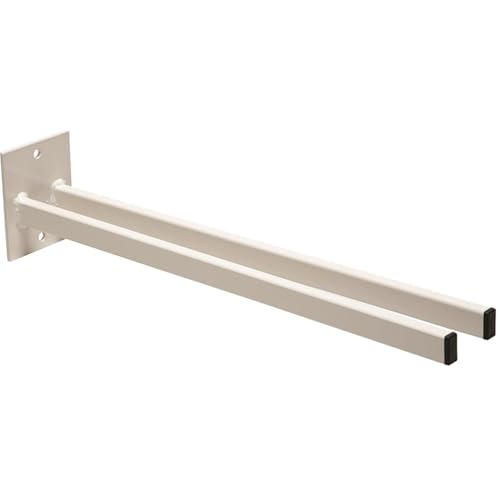 2 Pcs Shovel Holder Wall Mount Tool Rack Heavy Duty Steel, Beige - view 7