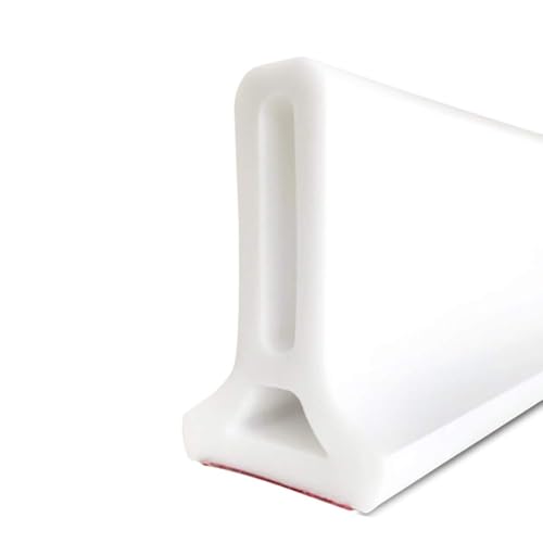 67 Inch Collapsible Shower Water Dam Shower Stopper Barrier and Retention System and Keeps Water Inside Threshold Dry and Wet Separation Suitable for Bathroom and Kitchen