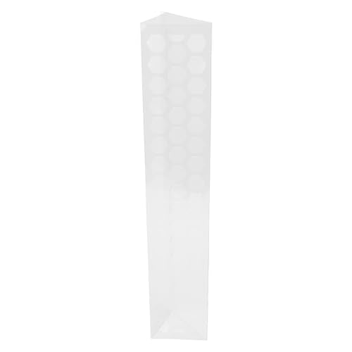 Moss Pole Plastic Plant Pole 17 Inch D Shaped Closure Design Water Retaining Easy Attachment for Climbing Training Larger Leaves Stackable for Taller Plants (6PCS) - view 6