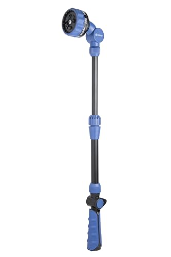 With Adjustable Thumb Control Garden Watering Wand, 19-24 Inch Telescoping Hose Nozzle 8 Spray Patterns, Heavy-Duty Zinc & Aluminum for Precise Watering and Cleaning - view 5