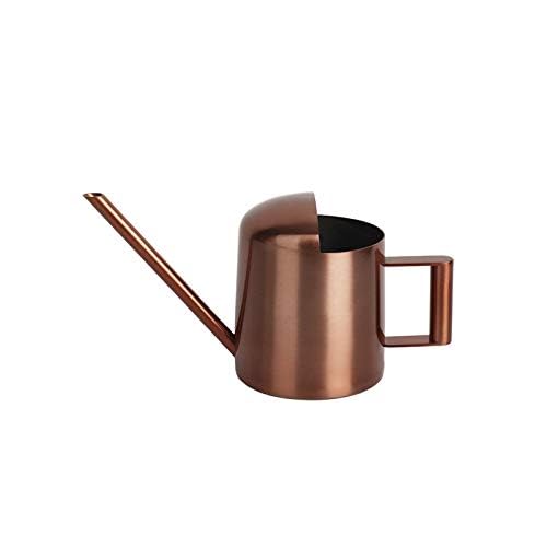 Mini Watering Can, 10oz/300ml Stainless Steel Long Spout Small Watering Can for Indoor Plants Succulents, Herbs (Bronze) - view 7