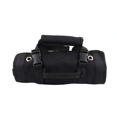 Tear-Resistant Tool Storage Carrier Bag | Compact, Portable tool holder, for Garage, Electricians, handymen, Black