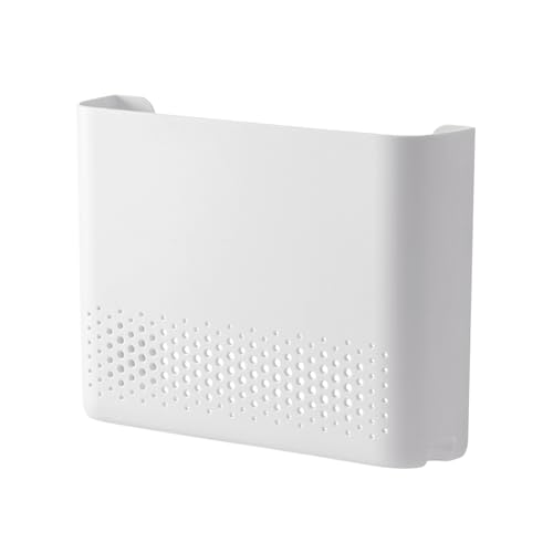 Router Storage Box – Wall-Mount Wifi Cable Organizer, Internet Modem Shelf Rack | No-Drill Network Equipment Holder for Bedroom, Living Room, Dorm, Office, Apartment, Study Room, Home Interior