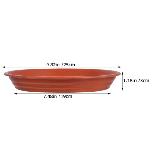 4pcs Plastic Plant Saucer Water Collection Tray for Potted Plants - view 2
