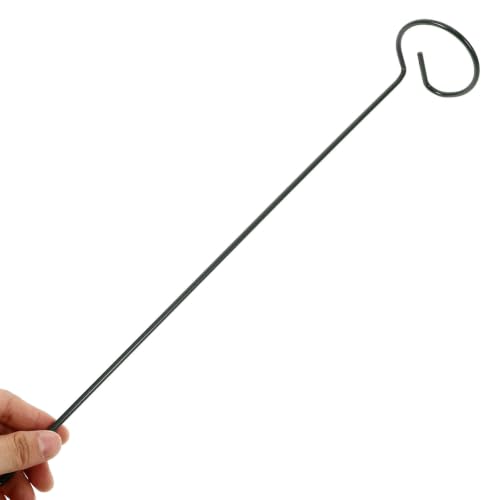 8pcs Iron Plant Support Stakes, Green Single Stem Guides - view 3