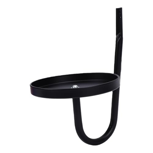 Other Gardening Supplies Hanging Plant Floating Decor Shelves with Round Tray Reinforced Circular Tubing Large Bearing Capacity Planter Stand for Indoor Outdoor 5.9x9.1in Wall - view 5