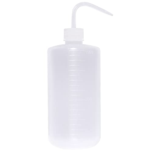 Squeeze Bottle 1000ml 32oz Wash Bottle Succulent Watering Can LDPE Plastic Squirt Bottle for Irrigation Plant, Medical Lab, Tattoo Supplies 1pc
