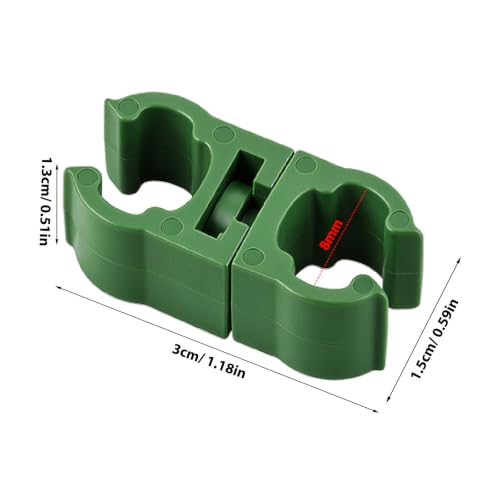 Green Plant Trellis Plastic 50pcs Fixing Buckles - view 2