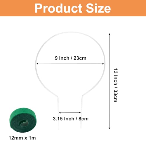 2 Packs Round Acrylic Plant Trellis - view 3