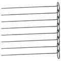 8pcs Iron Plant Support Stakes, Green Single Stem Guides