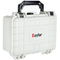 Protective Hard Case Water & Shock Proof w/Foam TSA Approved 8.12 inch 6.56 inch 3.56 inch (White)