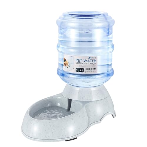 Gravity Pet Water Dispenser Drinking Station for Dogs Cats (3 Gallon) Automatic Replenish Waterer for Small Large Breed Dog Cat,Feeding Watering Fountain Supplies Bottle Dish Bowl