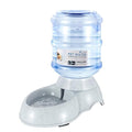 Gravity Pet Water Dispenser Drinking Station for Dogs Cats (3 Gallon) Automatic Replenish Waterer for Small Large Breed Dog Cat,Feeding Watering Fountain Supplies Bottle Dish Bowl