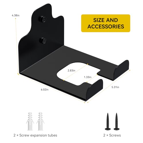 Garage Organizer Trimmer Rack, Garden Power Tool Hanger Weed Whackers Holder Wall Mounted for Grass Trimmer, Hedge Trimmer, Garage Trimmer, Garden Tools,1 Pack - view 4