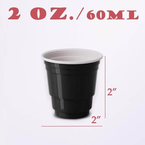 100ct 2oz. Mini Green Shot Cups, Disposable and Small Size Perfect for Party, Tastings, Sample and More - view 3