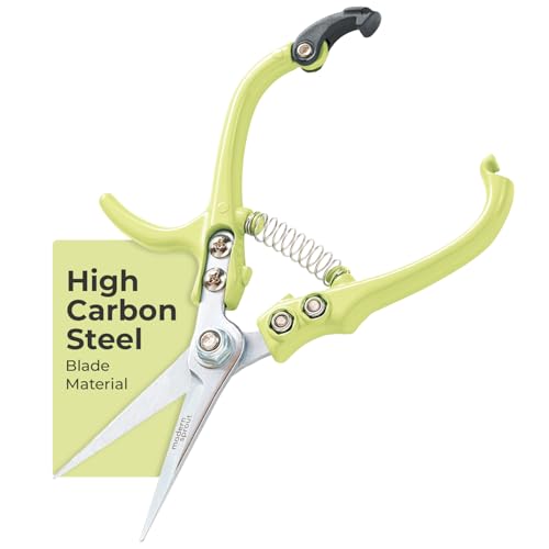 Pruning Shears- Garden Snips-Herb Scissors- Chartreuse 1-Pack
