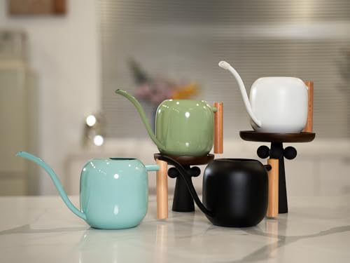 1.2L/41oz Metal Metal Watering Can with Long Spout, Black - view 5
