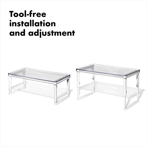 Good Grips Adjustable Height Fridge Shelf Riser - view 2
