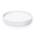 Ceramic Plant Saucer/Drainage Tray, 8.7 in, White, 97-T-A-4