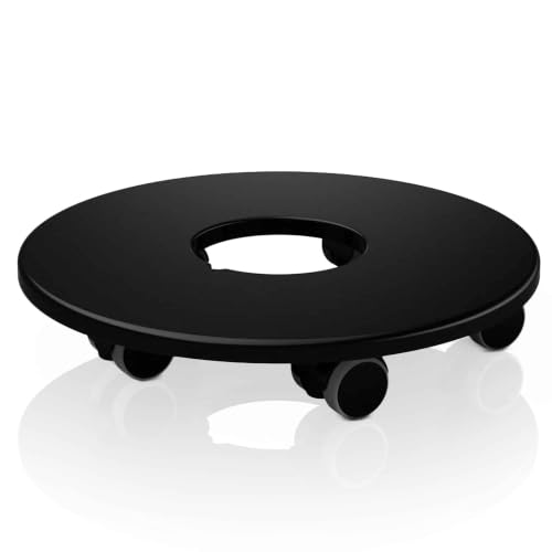 Plant Caddy with Rollers for CLASSICO/QUADRO 50, Black - view 3