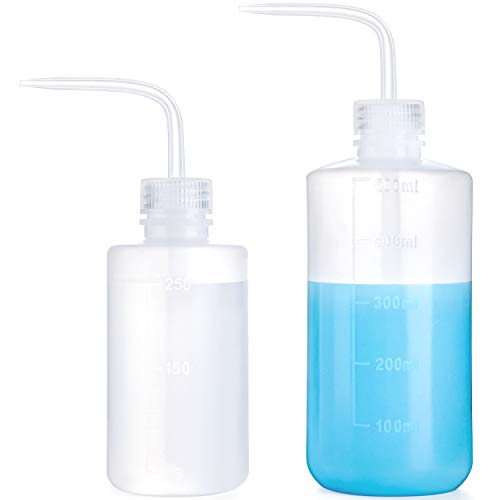 2 Pack Squeeze Succulent Watering Bottle, 250ML & 500ML Waterer Can