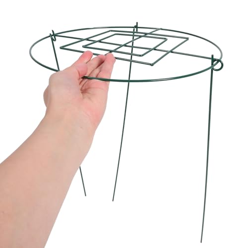 Metal Plant Trellis Support Rack Green Garden Frame for Climbing Vines - view 4