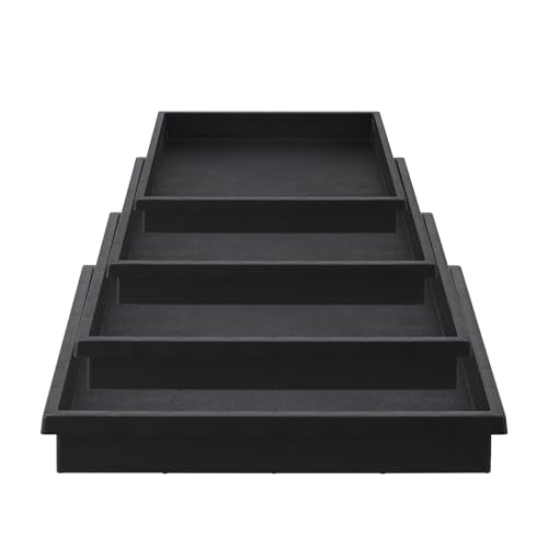 Square Plant Saucer 4 Pack 8 10 12 14 Inch Tray Plastic Pot