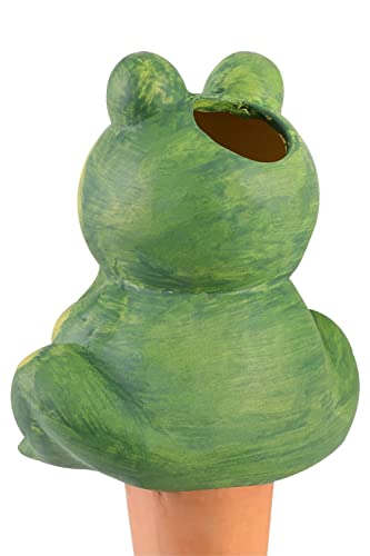 4-Pack Frog Plant Watering Globes Decorative Self Watering Spikes Planter Insert Terracotta Plant Watering Devices Automatic Plant Waterer for Indoor Outdoor Plants - view 2