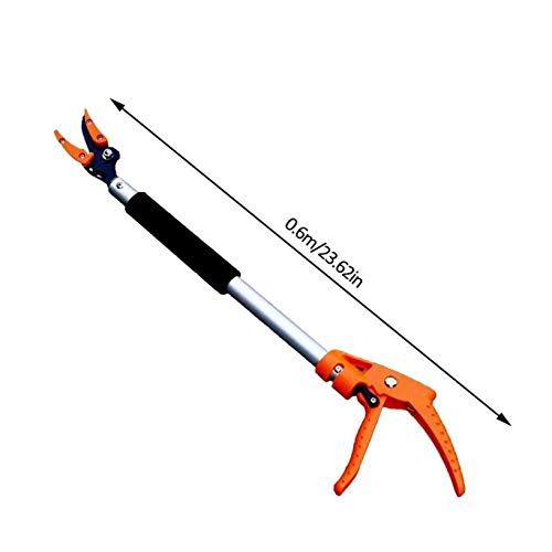 Pruning Shears, Garden Loppers Long Handle 0.6-1M Extra Long Telescopic Fruit Picker Tree Cutter Garden Supplies Quality Gardening Tool (0.8m) (0.8m) - view 2