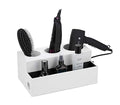 Hair Tool Organizer Dryer Holder Hair Styling Accessories Organizer Bathroom Storage Countertop with 3 Holes(White) – MK154D