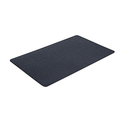 Multi-Purpose Rubber Floor Mat for Indoor or Outdoor Use, Utility Mat for Entryway, Home Gym, Exercise Equipment, Tool Box Liner, Garage, Under-Sink, Patio, and Door Mat; 30" x 48", Black