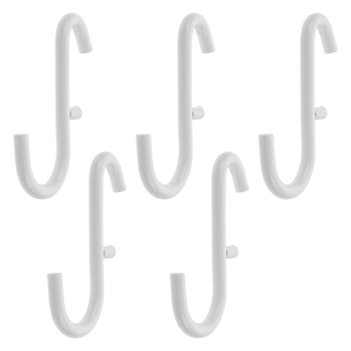 5Pcs Pegboard Hanging Hooks Iron Utility Hangers for Garage