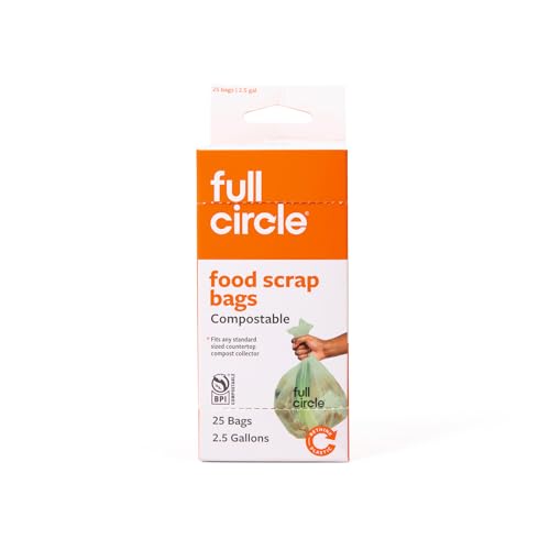 Compostable Food Waste Bags 2.5 Gallon 25ct, Extra Thick - view 2