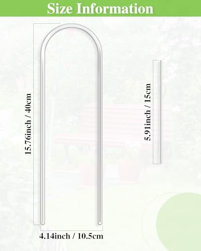 2 Pack Acrylic Tuteur Plante Interieur, Clear Plant Support Trellis Indoor - view 3