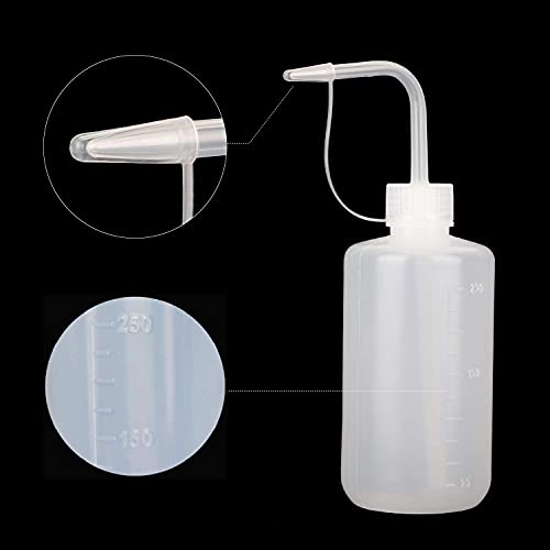 Wash Bottle 250ml 3Pcs – Plastic Squeeze with Cap & Funnel - view 4