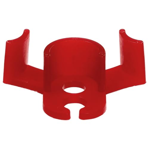 100 Pack Plant Training Clips, 90 Degrees Plant Stem Bender, Low Stress Plant Branch Trainer Clips for Flowers, Vegetables, Plant Gardening (Circle Style,Red) - view 3