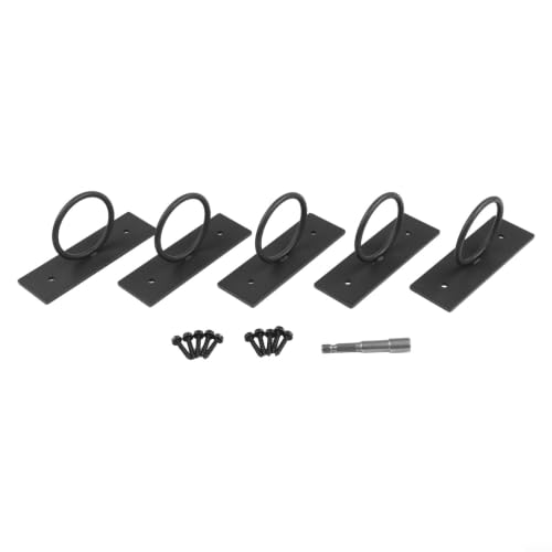 5 Pack 2 Inch Rope Support Holder Drop Ring Brackets for Garden Fence - view 4