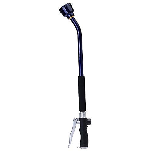 Watering Wand, 24 Inches Sprayer Wand with Superior Stainless Head, Perfect for Hanging Baskets, Plants, Flowers, Shrubs, Garden and Lawn, Purple