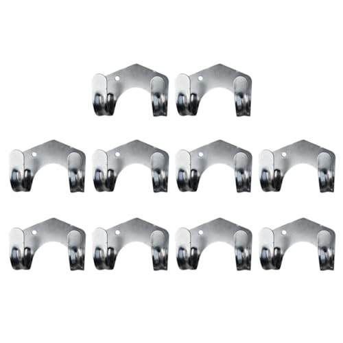 10 Pcs Iron Gardening Hook Double Hooks Hose Storage Rack