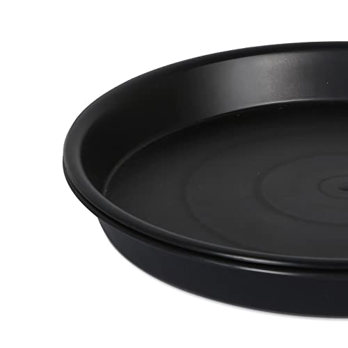 6Pack 8,10,12Inch Plastic Drip Trays Plant Saucers for Indoors Outdoor Plant, Thick Heavy Durable Sturdy Flower Pot Trays for Pots Planter, Black… - view 3