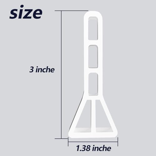 3"H Shower Threshold Water Dam, Shower Water Guard (59 inch, White) - view 2